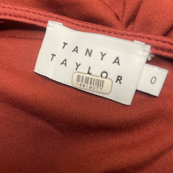 Tanya Taylor‎ Women’s one-shoulder rust dress, size 0, EGUC - Picture 7 of 7